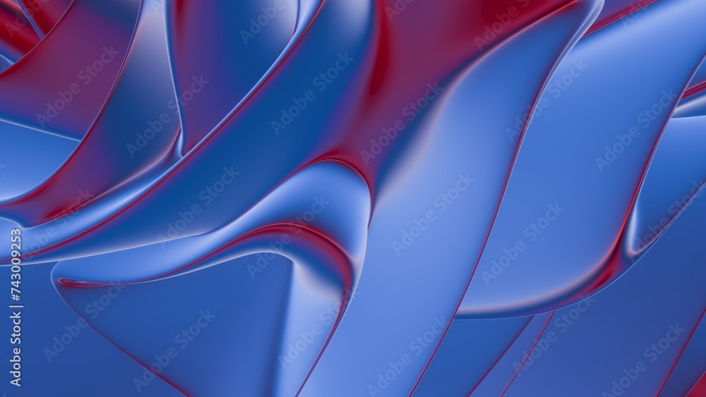 3d vertical banner emerald royal color. Wavy fluid trendy modern background. 3d vertical banner emerald royal color. Wavy fluid trendy modern background.