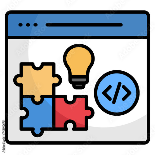 Problem Solver  Icon Element For Design