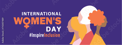 International Women s Day. Campaign 2024 inspireinclusion. Happy 8 march.