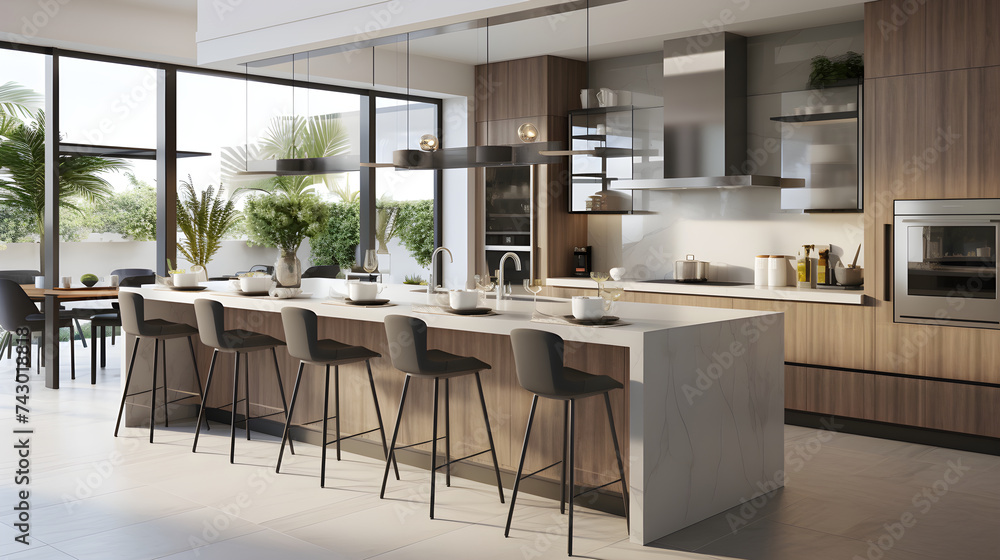 Contemporary GG Kitchen Design – Comfort and Style at its Best