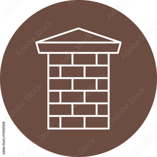 Chimney Top Line Icon