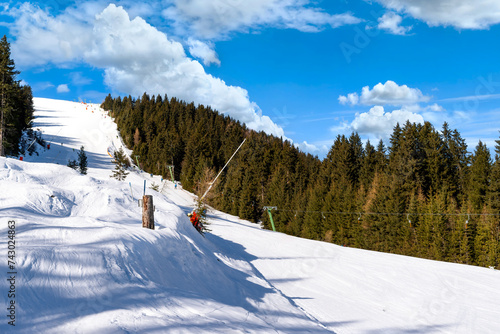 Alpine ski resort in Oberperfuss in the Alps, Tirol, Austria © EKH-Pictures