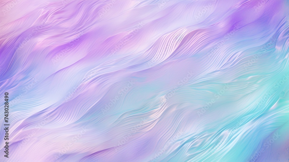 Abstract trendy rainbow holographic background in 80s style. Blurred texture in violet, pink and mint colors with scratches and irregularities. Pastel colors Abstract trendy rainbow holographic background in 80s style. Blurred texture in violet, pink and mint colors with scratches and irregularities. Pastel colors