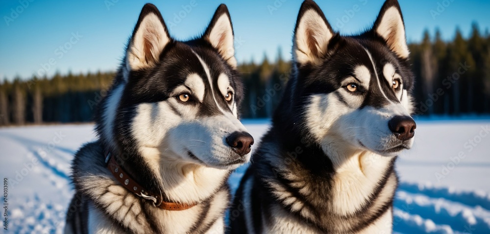 Two funny handsome brother Husky Two funny handsome brother Husky