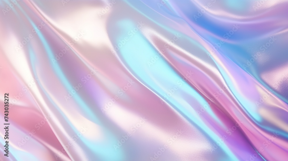 Holographic foil blurred abstract background for trendy design. Holographic sparkly cover with soft pastel colors Holographic foil blurred abstract background for trendy design. Holographic sparkly cover with soft pastel colors