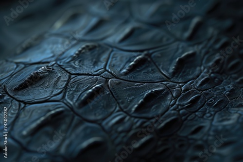 extreme macro shot of crocodile skin