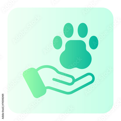 save animals gradient icon