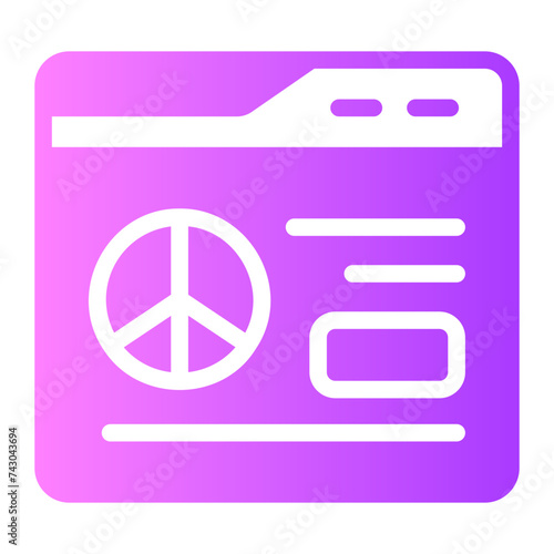 petition gradient icon