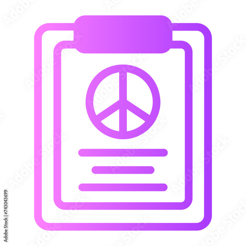 petition gradient icon