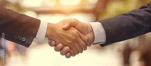 Handshake Business people s...