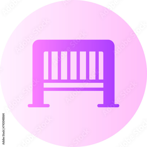 barricade gradient icon