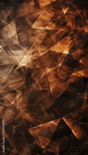 Abstract brown chaotic shaped textured background
