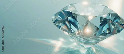 Craft jewelery making Measuring of the size of the diamond. with copy space image. Place for adding text or design