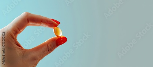 Hand holding blood sample f...