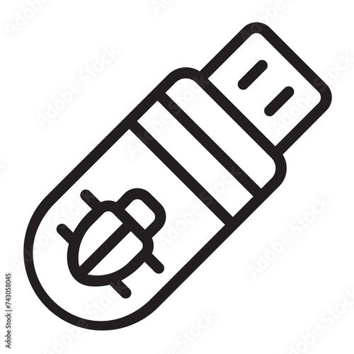 infected line icon