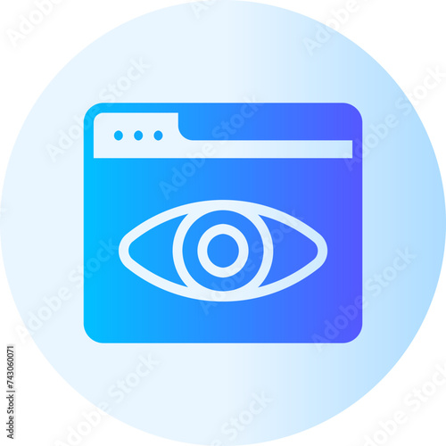 Free Download spy gradient icon - GFXLoad