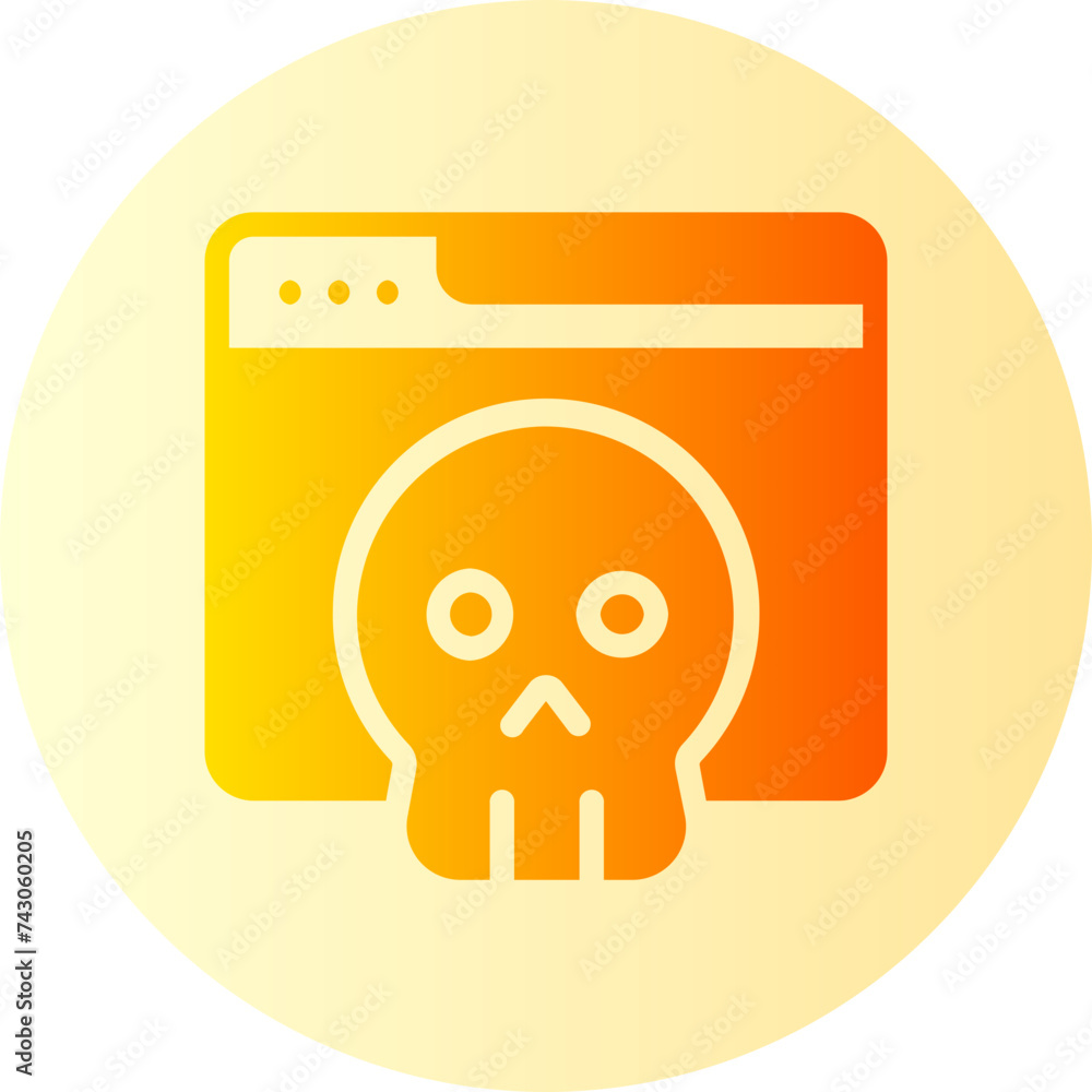 hacker gradient icon hacker gradient icon