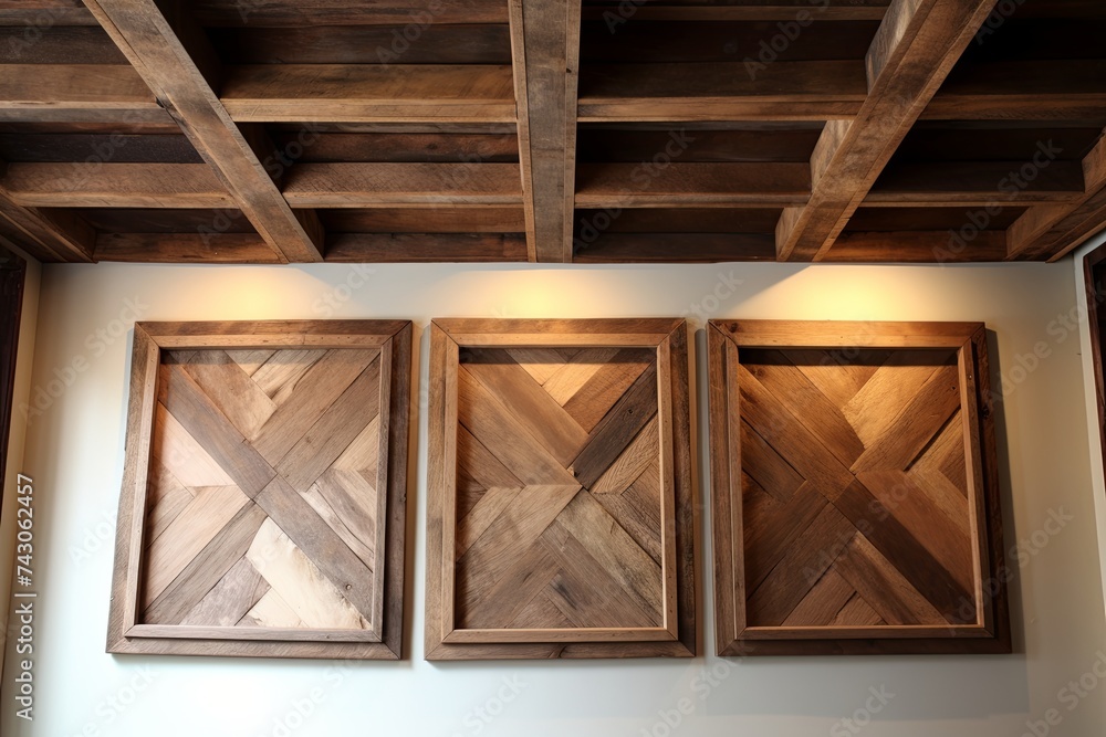 Reclaimed Wood Ceiling Designs: Wall Art Frames for Stylish Room Decor Reclaimed Wood Ceiling Designs: Wall Art Frames for Stylish Room Decor