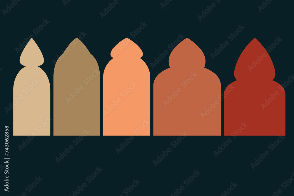 Collection oriental style Islamic windows arches boho design mosque dome Set of Islamic shape frame in retro color Flat style Arabic text box title frame border Ramadan kareem frames Classic elements Collection oriental style Islamic windows arches boho design mosque dome Set of Islamic shape frame in retro color Flat style Arabic text box title frame border Ramadan kareem frames Classic elements