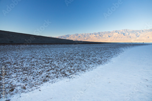 Salt Flats at Badwater Basin in Death Valley National Park, California