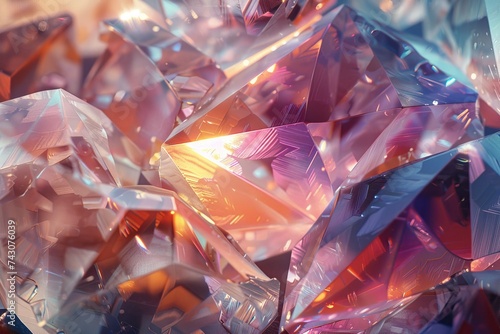 the texture of a gemstone