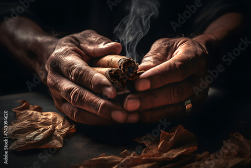 Hand rolled cuban cigar, hand rolling a cuban cigar, smoking cigars, cigar lifestyle, expensive cigar, cuban cigars, premium cigar