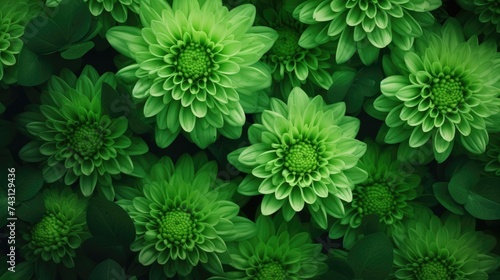 Green background of flowers. The concept of freshness and ecology. The texture of nature.