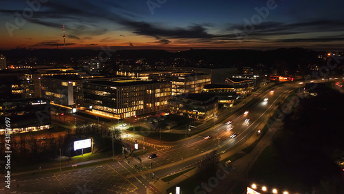 Vilnius at night