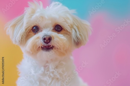 close up of portrait of cute funny crazy dog pet © Наталья Добровольска