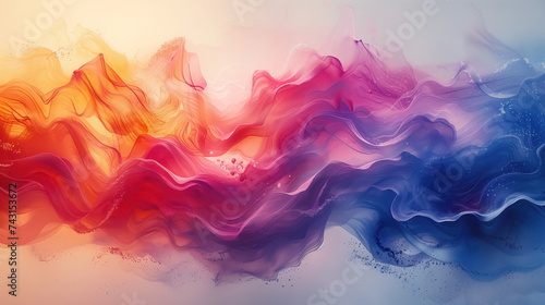 abstract colorful background with smoke