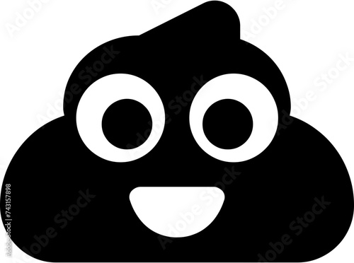 cute poop vector icon, simple poop vector icon, poop vector icon, poop icon, minimalist poop vector icon