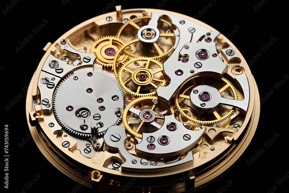 clockwork, mechanism of a clock, working clock mechanism, technology