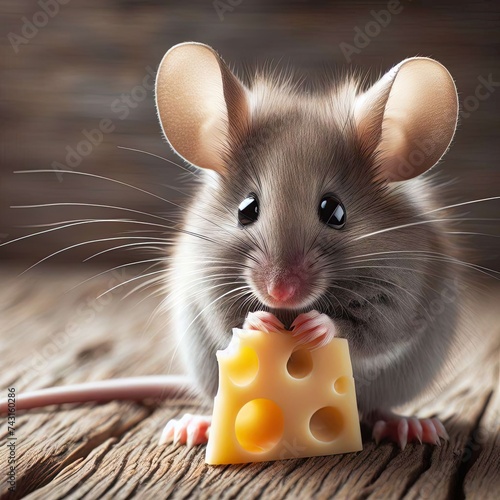 mouse and cheese