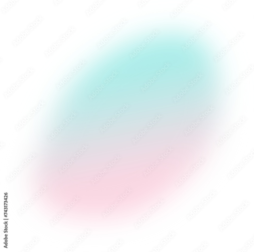 Abstract gradient transparent blur. Pink and Turquoise Gradient blob shape design element Abstract gradient transparent blur. Pink and Turquoise Gradient blob shape design element