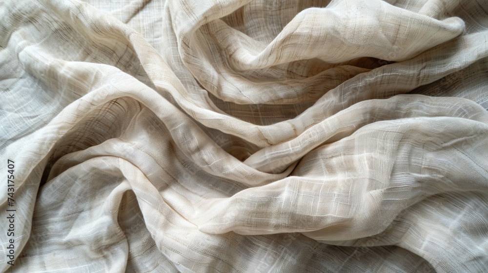 Background featuring the texture of natural linen Background featuring the texture of natural linen