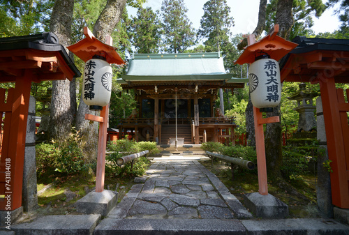 Cuadro en lienzo 赤山禅院　本殿　京都市左京区