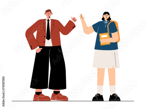 Social diversity vector illustration.