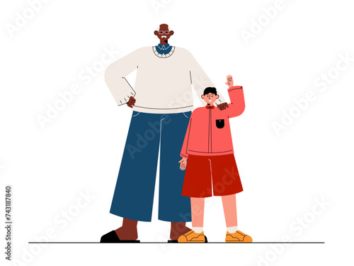 Social diversity vector illustration.
