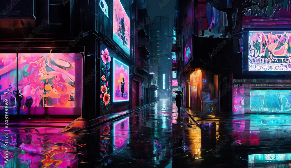 graffiti on the wall