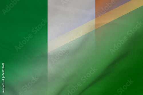 Ireland and Solomon Islands official flag transborder relations SLB IRL