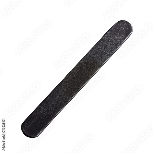 Obraz na płótnie Professional Black Nail File on White Background w salonie