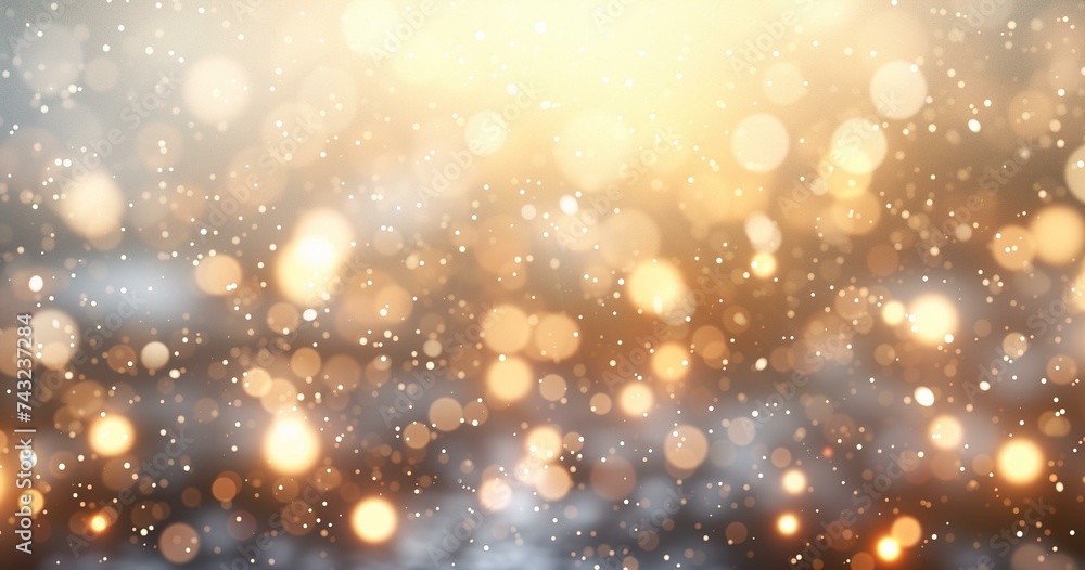 Warm Golden Bokeh Lights Background for Festive Occasions Warm Golden Bokeh Lights Background for Festive Occasions
