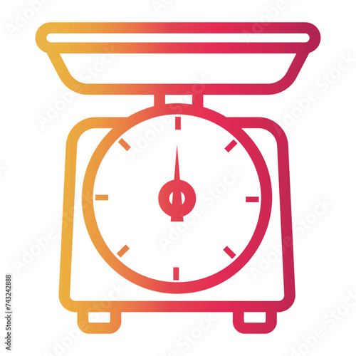 weighing machine icon