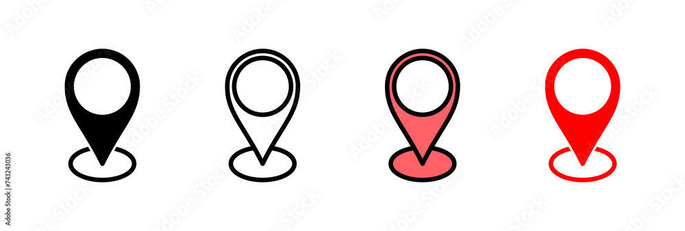 Address icon vector illustration. home location sign and symbol. pinpoint Address icon vector illustration. home location sign and symbol. pinpoint