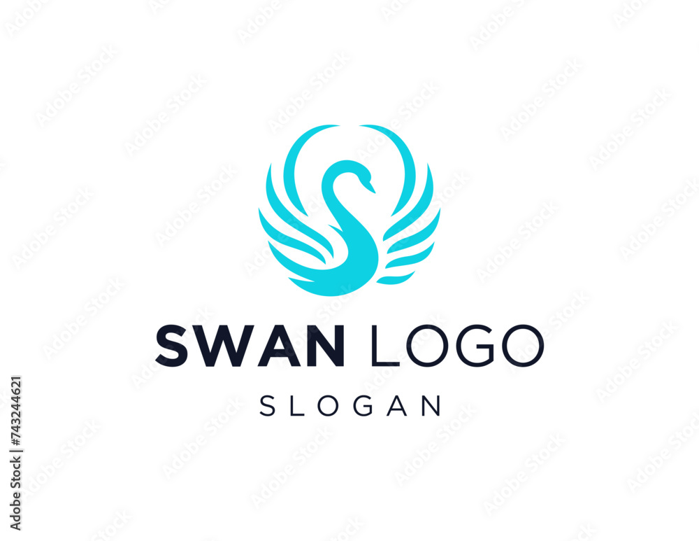 The logo design is about a Swan and was created using the Corel Draw 2018 application with a white background. The logo design is about a Swan and was created using the Corel Draw 2018 application with a white background.