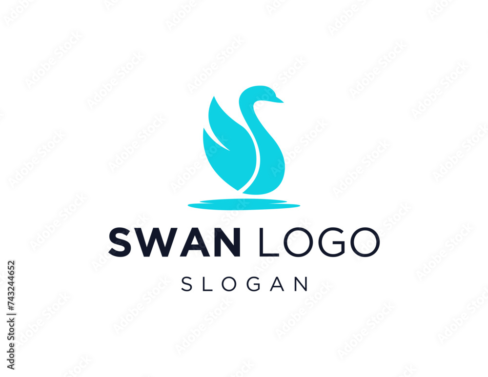 The logo design is about a Swan and was created using the Corel Draw 2018 application with a white background. The logo design is about a Swan and was created using the Corel Draw 2018 application with a white background.