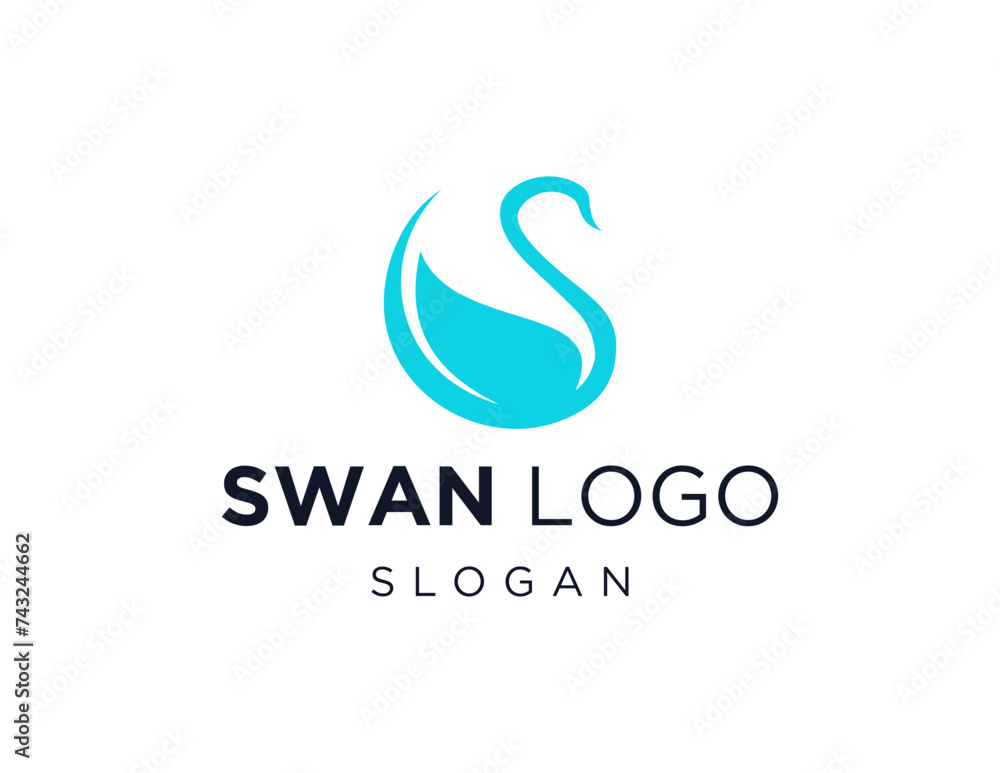 The logo design is about a Swan and was created using the Corel Draw 2018 application with a white background. The logo design is about a Swan and was created using the Corel Draw 2018 application with a white background.