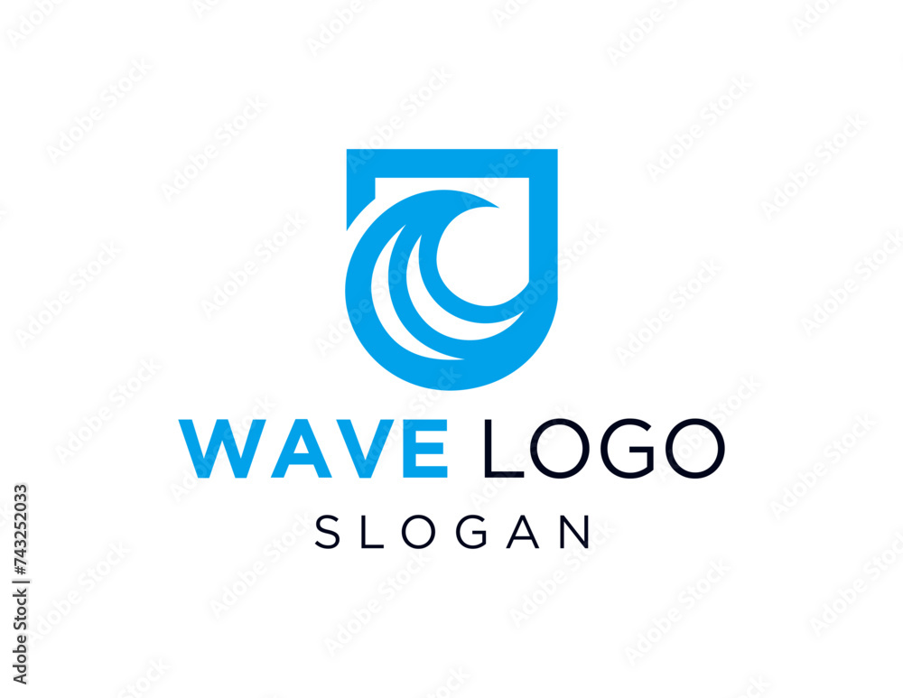 The logo design is about Wave and was created using the Corel Draw 2018 application with a white background. The logo design is about Wave and was created using the Corel Draw 2018 application with a white background.