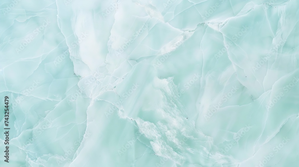 Obraz premium Artistic image of stucco or marble background surface in pastel light blue white and turquoise colors : Generative AI
