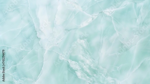 Artistic image of stucco or marble background surface in pastel light blue white and turquoise colors : Generative AI
